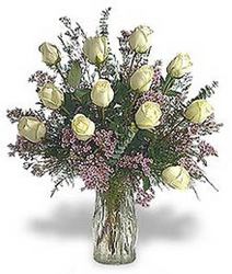 Long Stem White Roses
